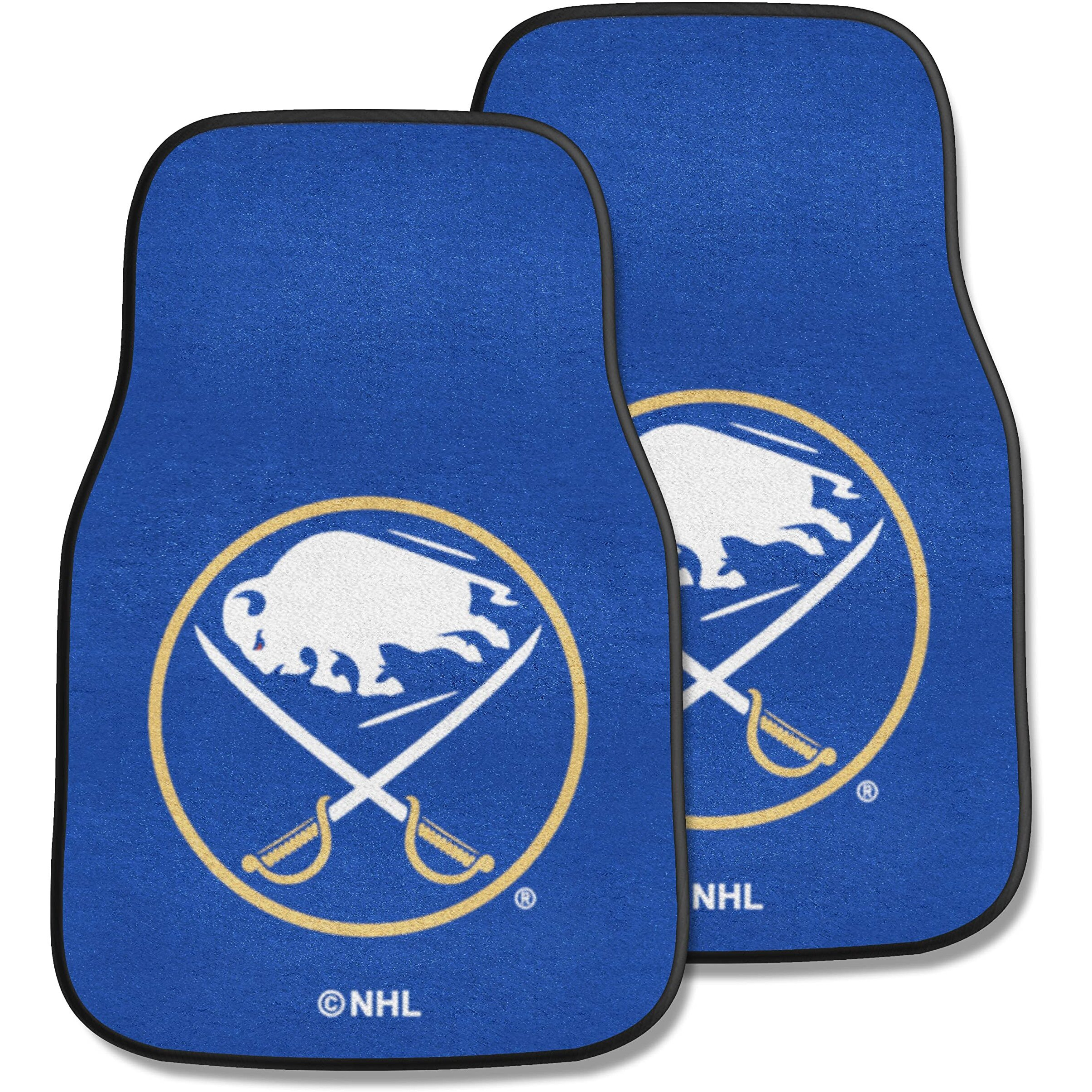 Fanmats NHL - Buffalo Sabres 2-pc Carpet Car Mat Set/17 x27