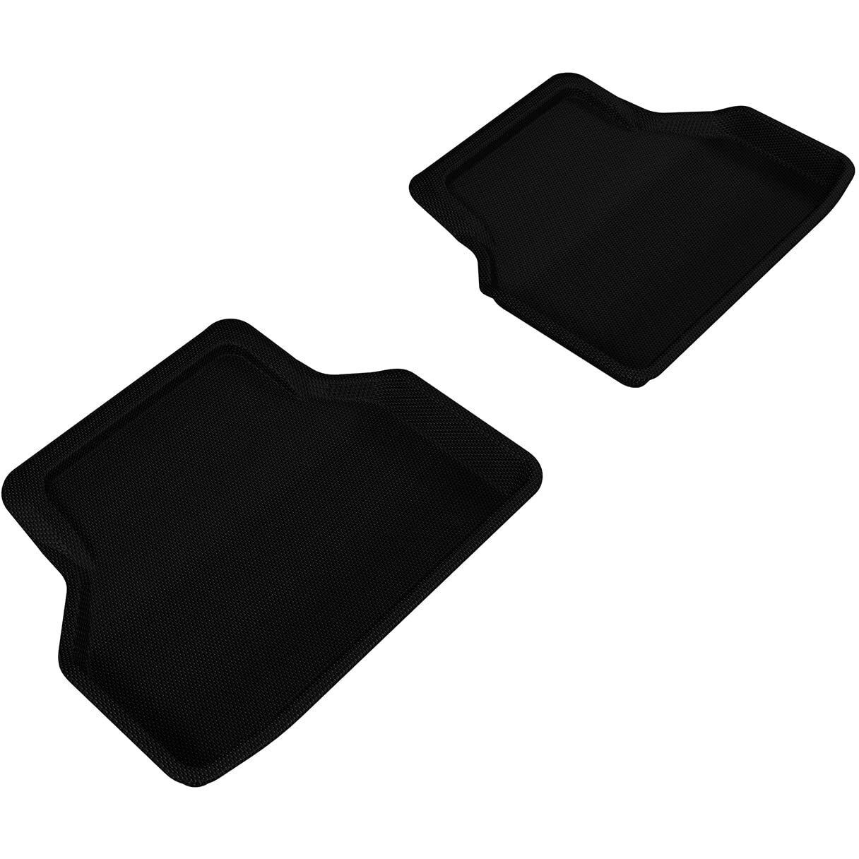 3D MAXpider - L1BM05021509 Second Ro Custom Fit All-Weather Floor Mat for Select BMW 5 Series (E60) Models - Kagu Rubber (Black)