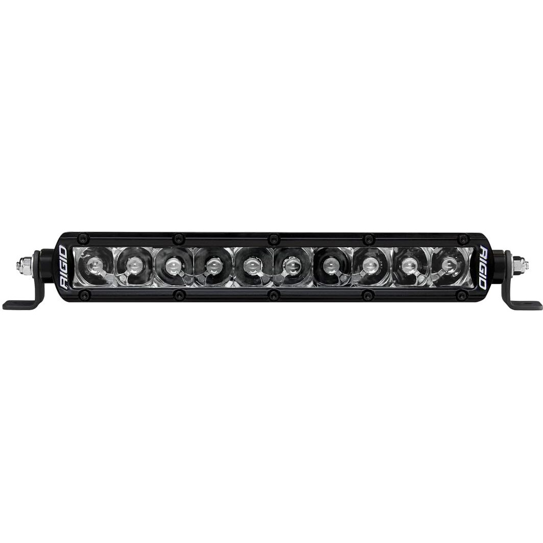 RIGID Single Row - SRS PRO 10  SPOT Midnight (Blacked Out Circuit Boards and Chrome Reflectors)