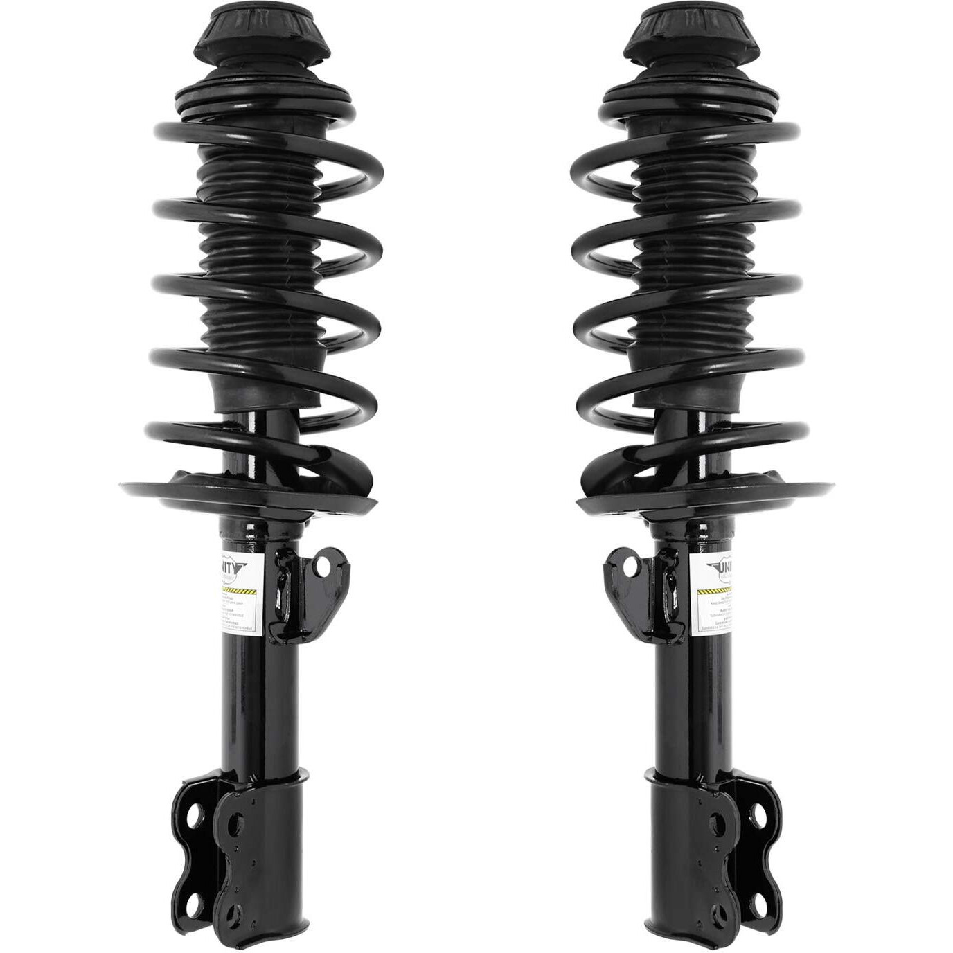 Unity Automotive 2-11108-11109-001 Front 2 Wheel Complete Strut Assembly Kit 2010-2014 Toyota Prius C