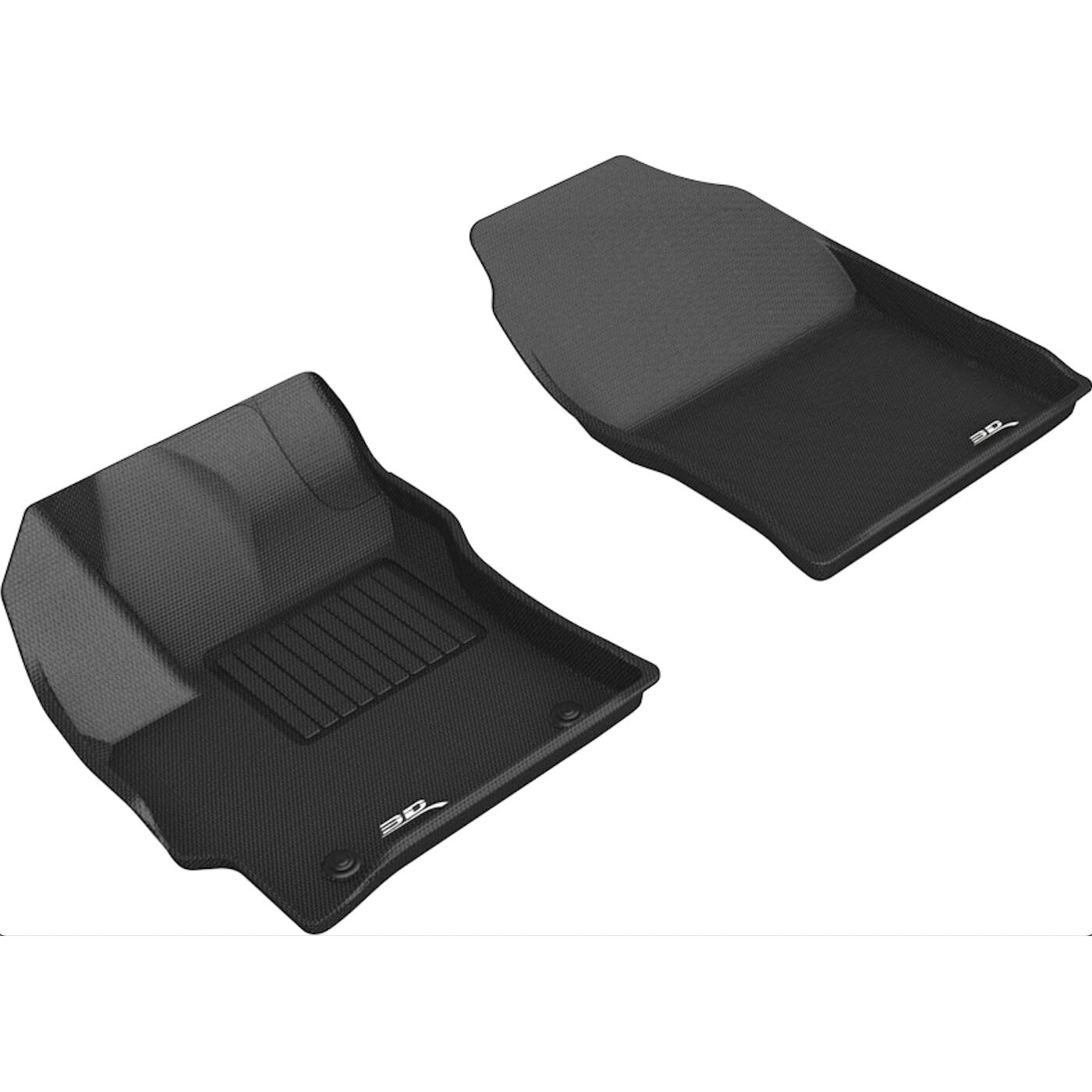 3D MAXpider Custom Fit Kagu Floor Mat (Black), Compatible with Toyota Corolla Hatchback 2019-2025, Sedan 2020-2025, GR Hatchback 2023-2025 - R1