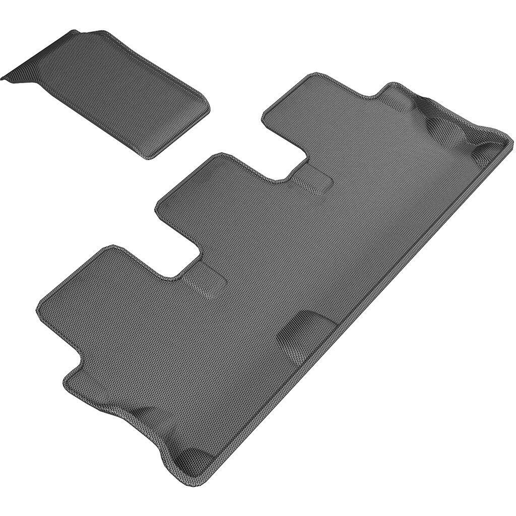 3D MAXpider 2014-2019 Toyota Highlander Kagu 3rd Row Floormats - Black (L1TY18231509)