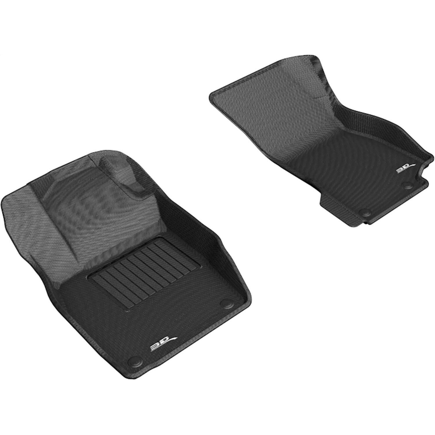 3D MAXpider 2019-2023 Audi A8L Kagu 1st Row Floormat - Black