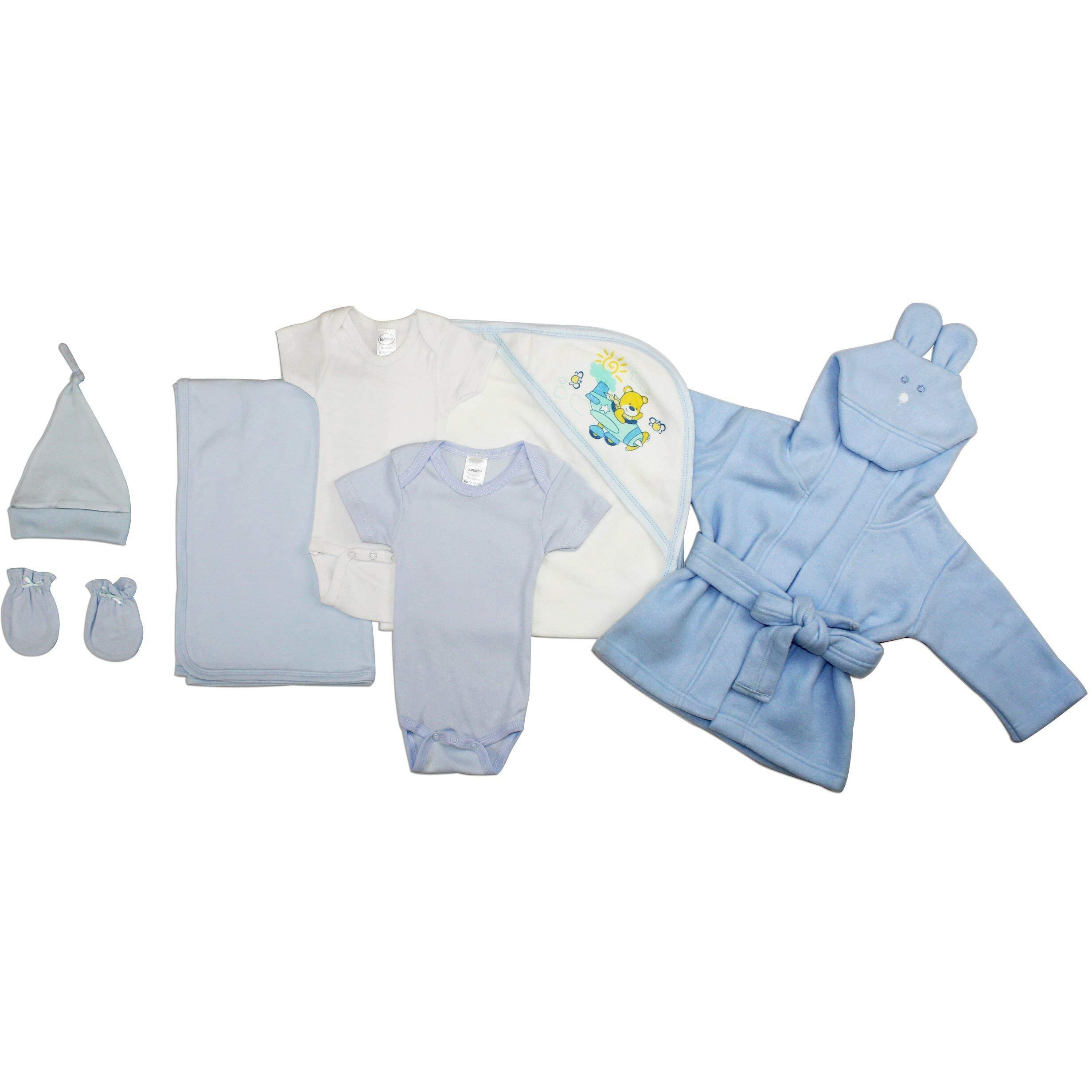 Bambini Essential Newborn Baby Boy 7 Piece Layette Set