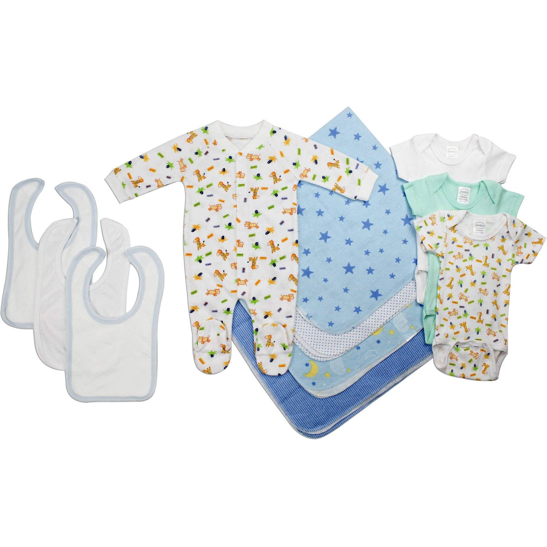 Bambini Newborn Baby Boy 13 Pc Layette Set