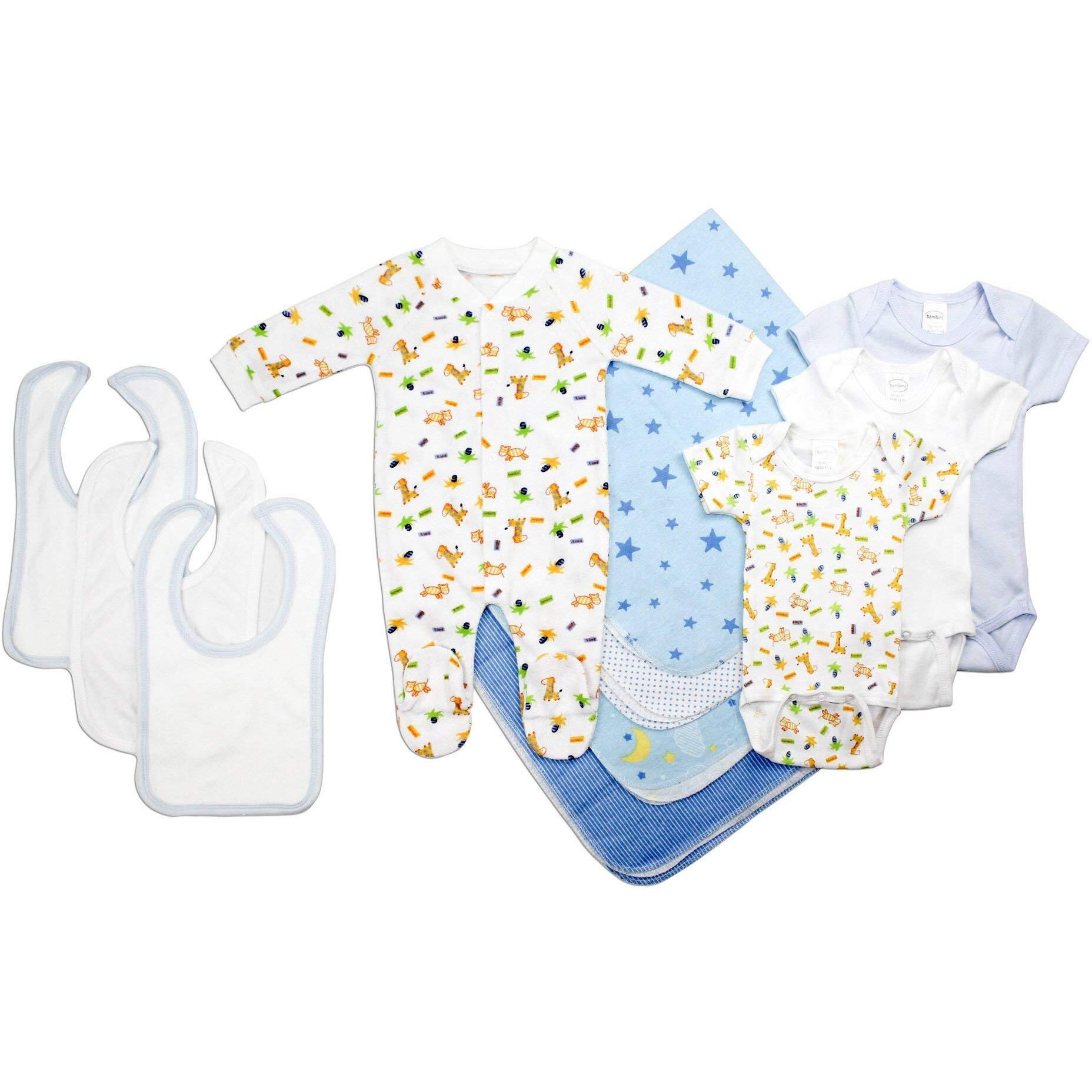 Bambini Newborn Baby Boy 11 Pc Layette Set