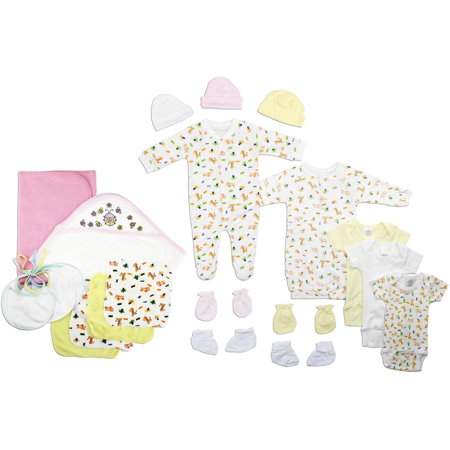 Bambini Newborn Baby Girls 21 Pc Layette Set