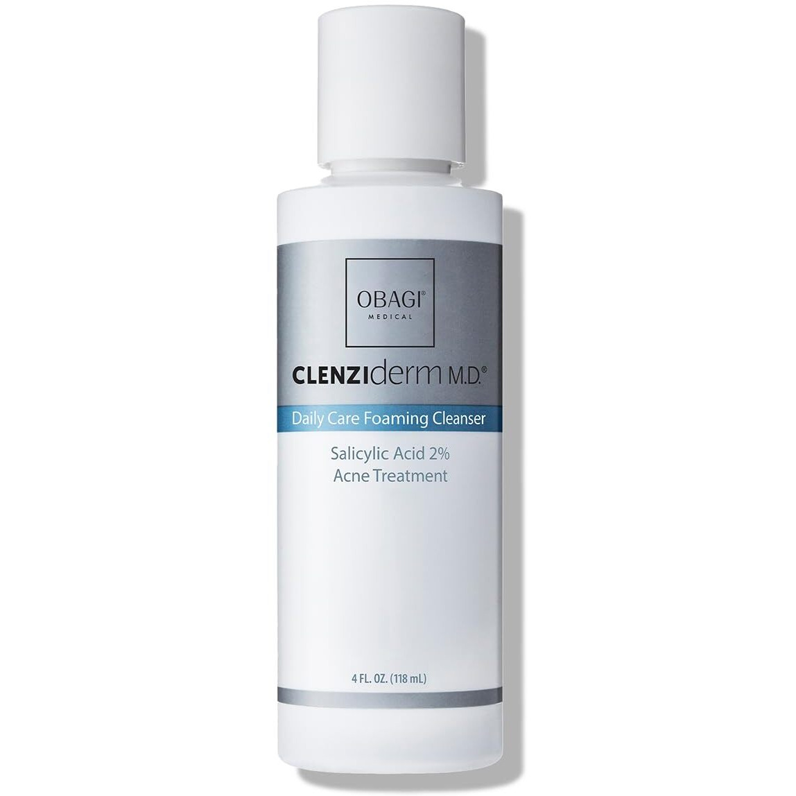 Obagi CLENZIderm M.D. Daily Care Foaming Acne Cleanser  Acne Treatment ith 2% Salicylic Acid (BHA)  4 oz