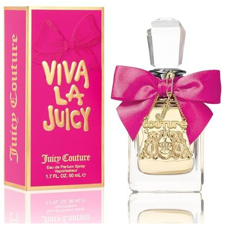 Juicy Couture Viva La Juicy Eau De Parfum, Women's Perfume ith Notes of Mandarin, Gardenia & Caramel, Floral & Seet Perfume for Women, EDP Spray, 1.7 fl. oz