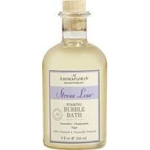 AromaFloria Aromatherapy Stress Less Foaming Bubble Bath ith Lavender Chamomile and Sage, 9 fl. oz.