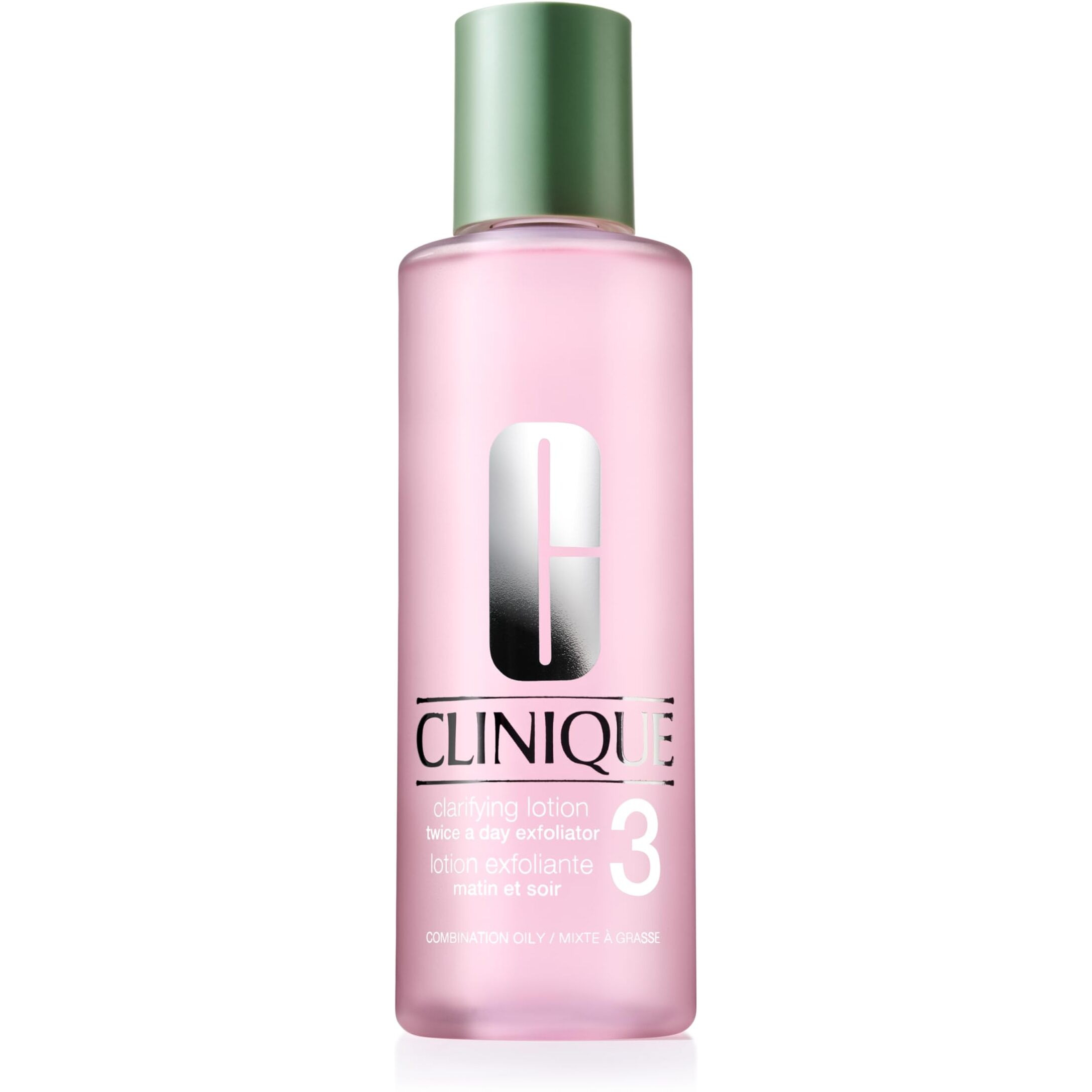 Clinique 3-Step Clarifying Lotion Face Exfoliator For Combination Oily Skin Types, Combination Oily Skin, 13.5 Fl Oz