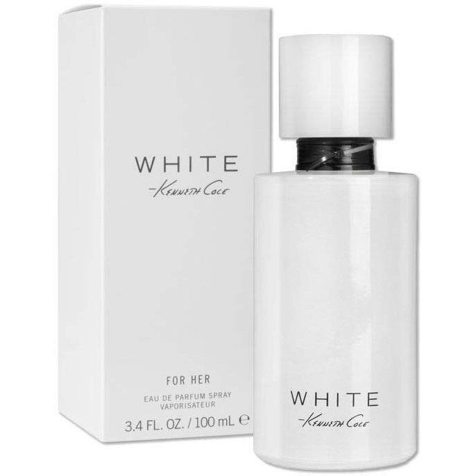 Kenneth Cole White for Her Eau de Parfum Spray Perfume for Women, 3.4 Fl. Oz.