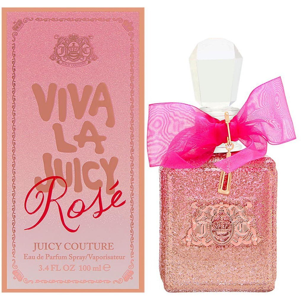 Women's Perfume by Juicy Couture, Viva La Juicy Rose, Eau De Parfum EDP Spray, 3.4 Fl Oz