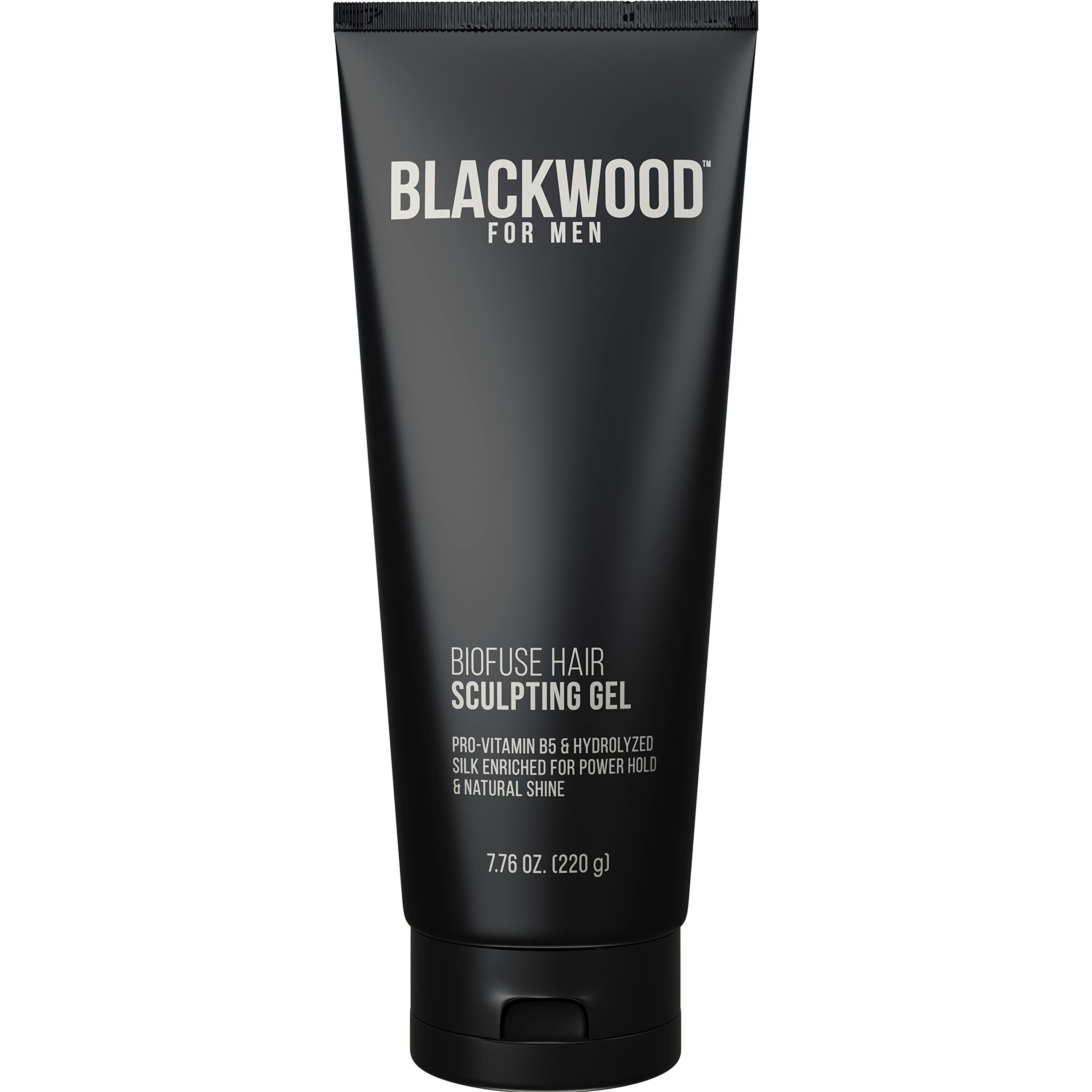 Blackood For Men BioFuse Hair Sculpting Gel - Men's Hair Styling Product for All Hair Types - Long Lasting Hold - Natural Vegan Formula - Sulfate Free, Paraben Free, & Cruelty Free (7.76 Oz)