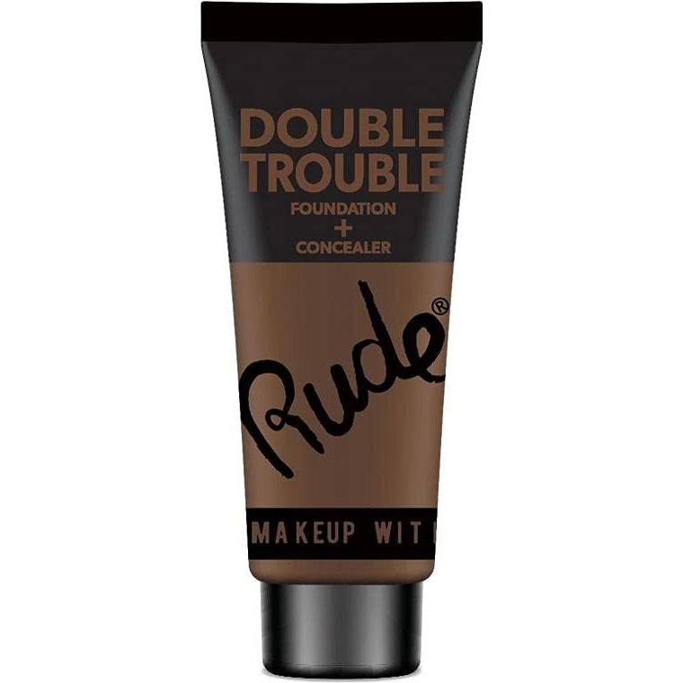 Rude - Double Trouble Foundation + Concealer - Espresso