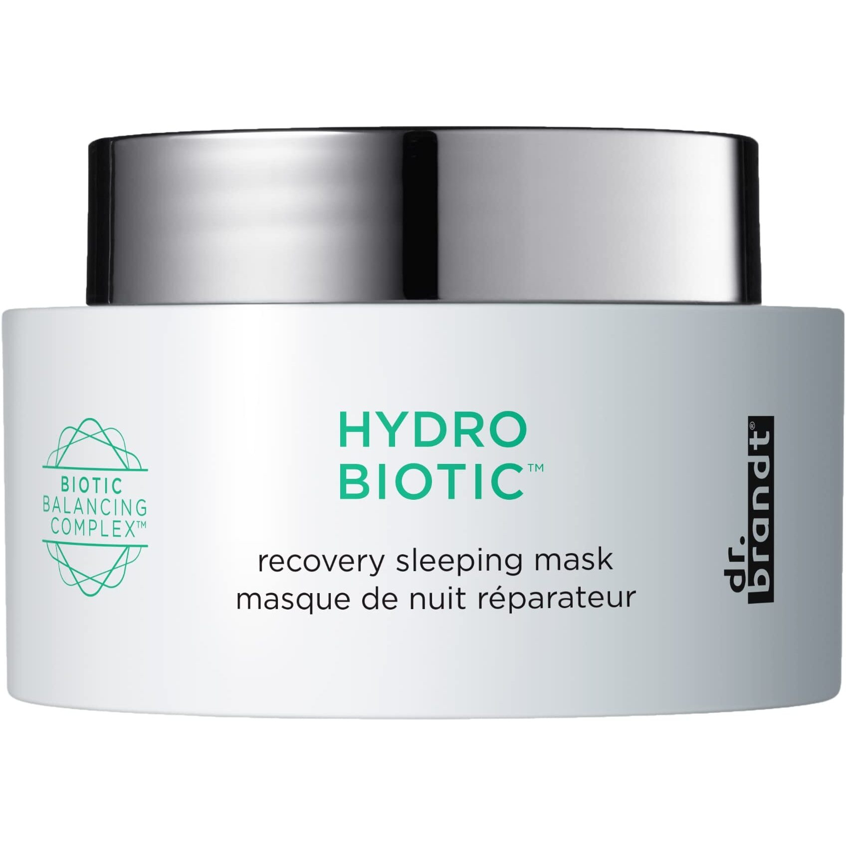 Dr. Brandt Hydro Biotic Recovery Sleeping Mask. Leave-on Sleeping Mask that Deeply Hydrates and Reduces Redness. Helps Strengthen Skin's Barrier, 1.7 oz.