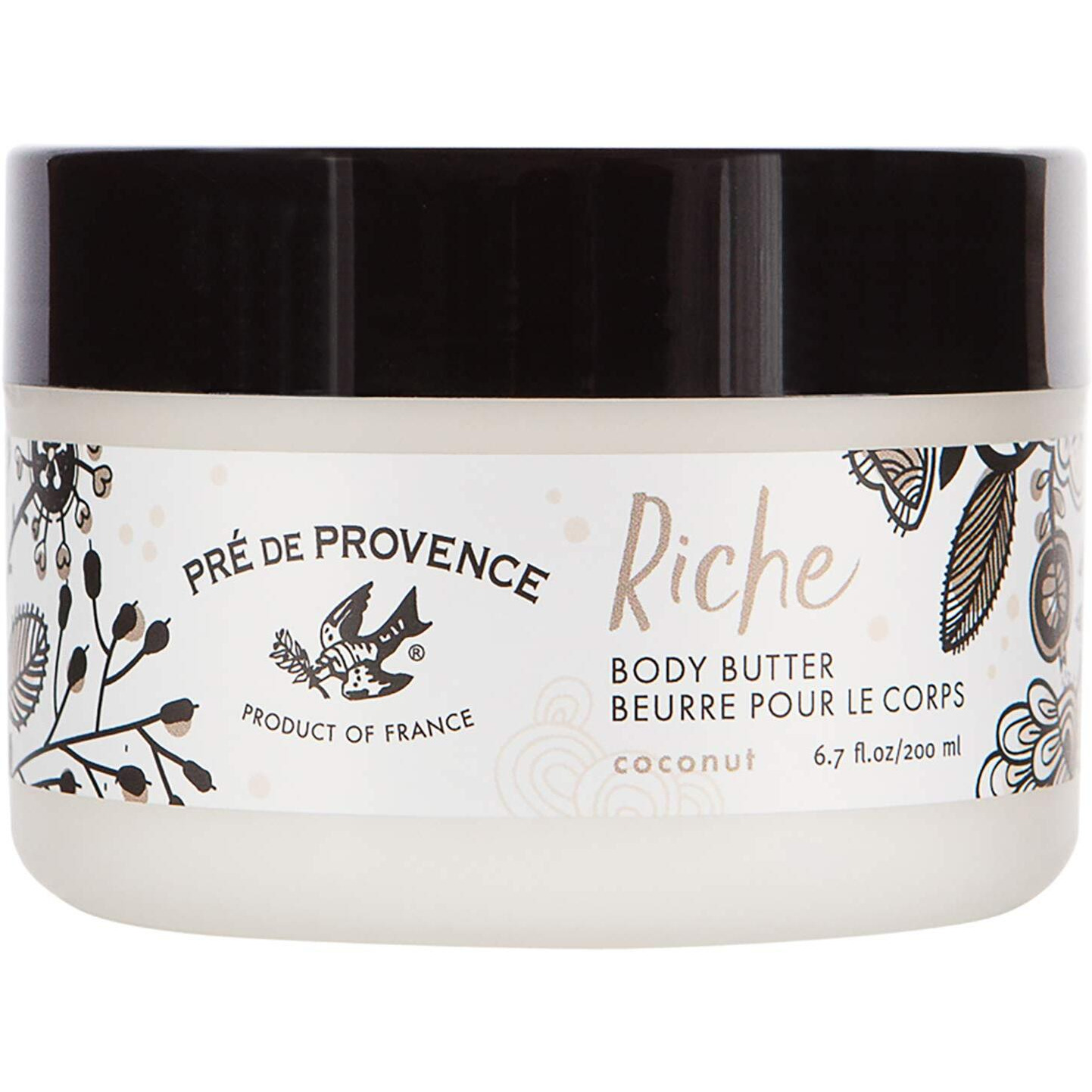 Pre de Provence Riche Collection Moisturizing, Body Butter, 200 Gram, Coconut