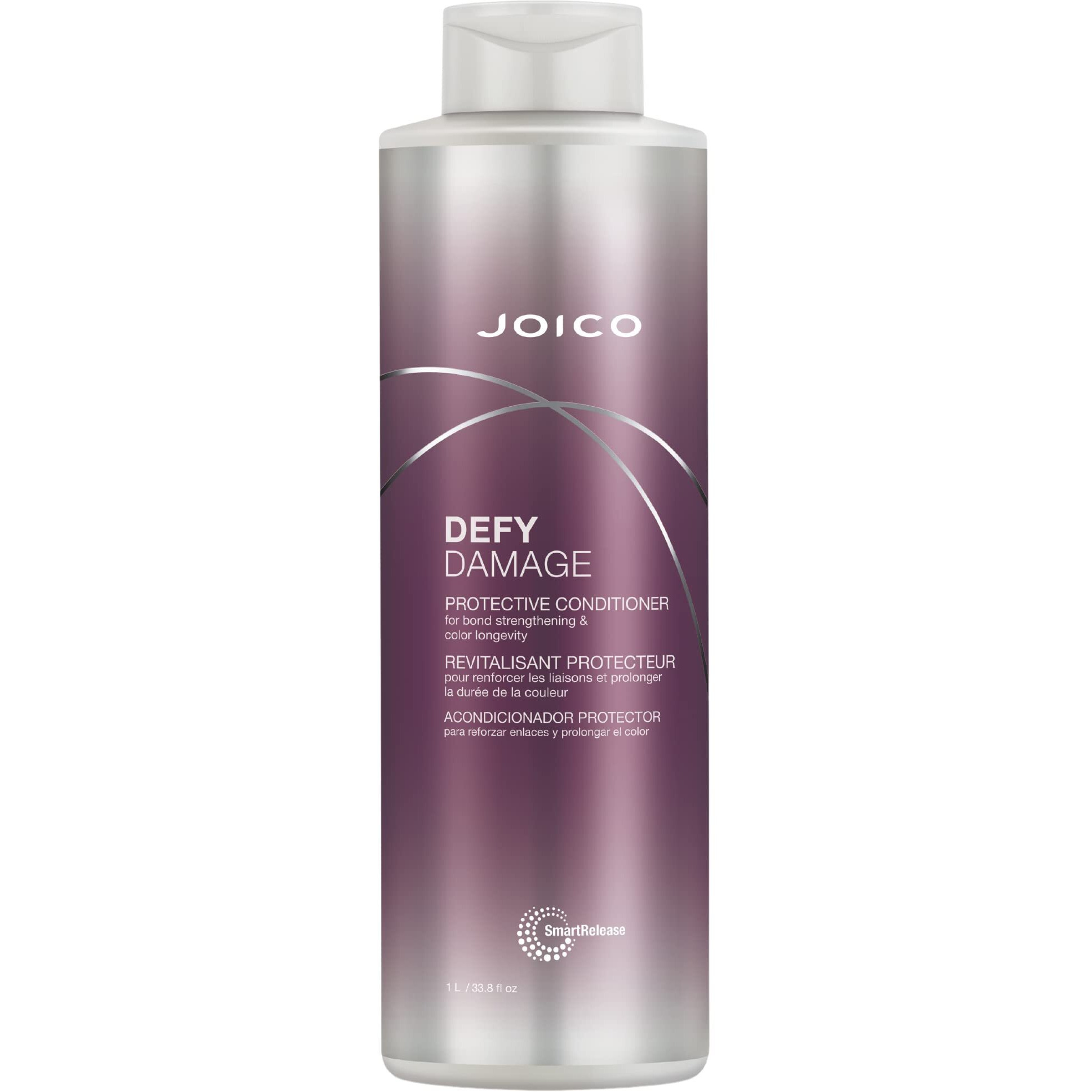 Joico Defy Damage Protective Conditioner | For Color-Treated Hair | Strengthen Bonds & Preserve Hair Color | With Moringa Seed Oil & Arginine | 33.8 Fl Oz