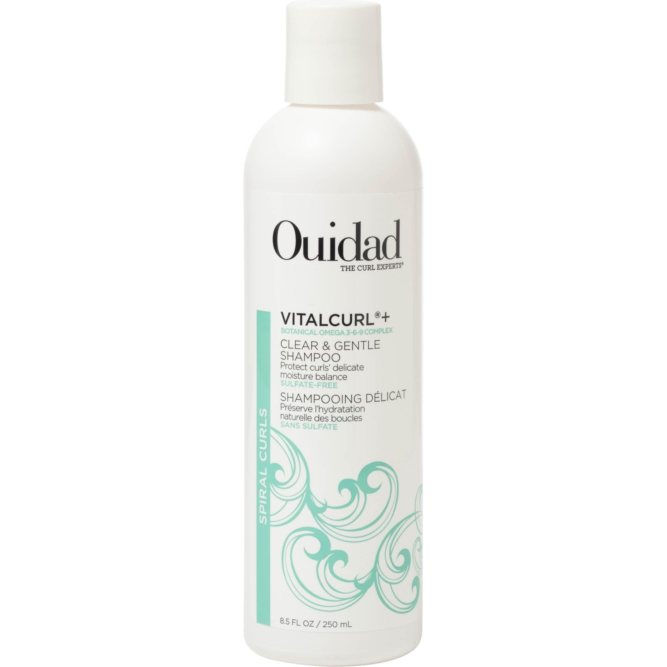 Ouidad VitalCurl+ Clear & Gentle Shampoo, 8.5 Fl Oz