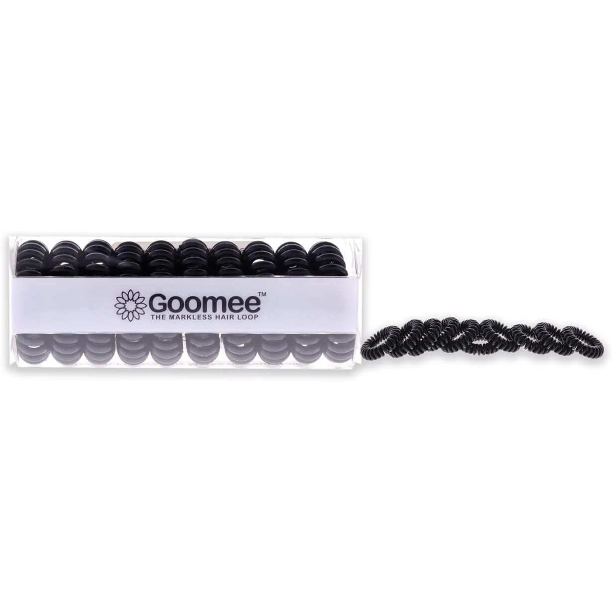 Goomee The Markless Hair Loop - Pack of 10 Black Hair Ties