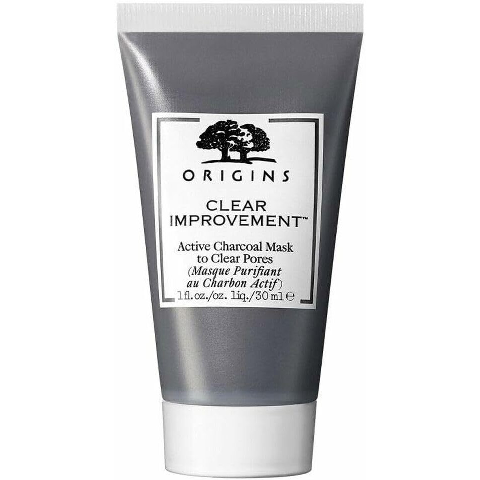 Origins Clear Improvement Active Charcoal Mask to Clear Pores | Purifies & Reduces Excess Oil | With Bamboo Charcoal, 1 Fl Oz