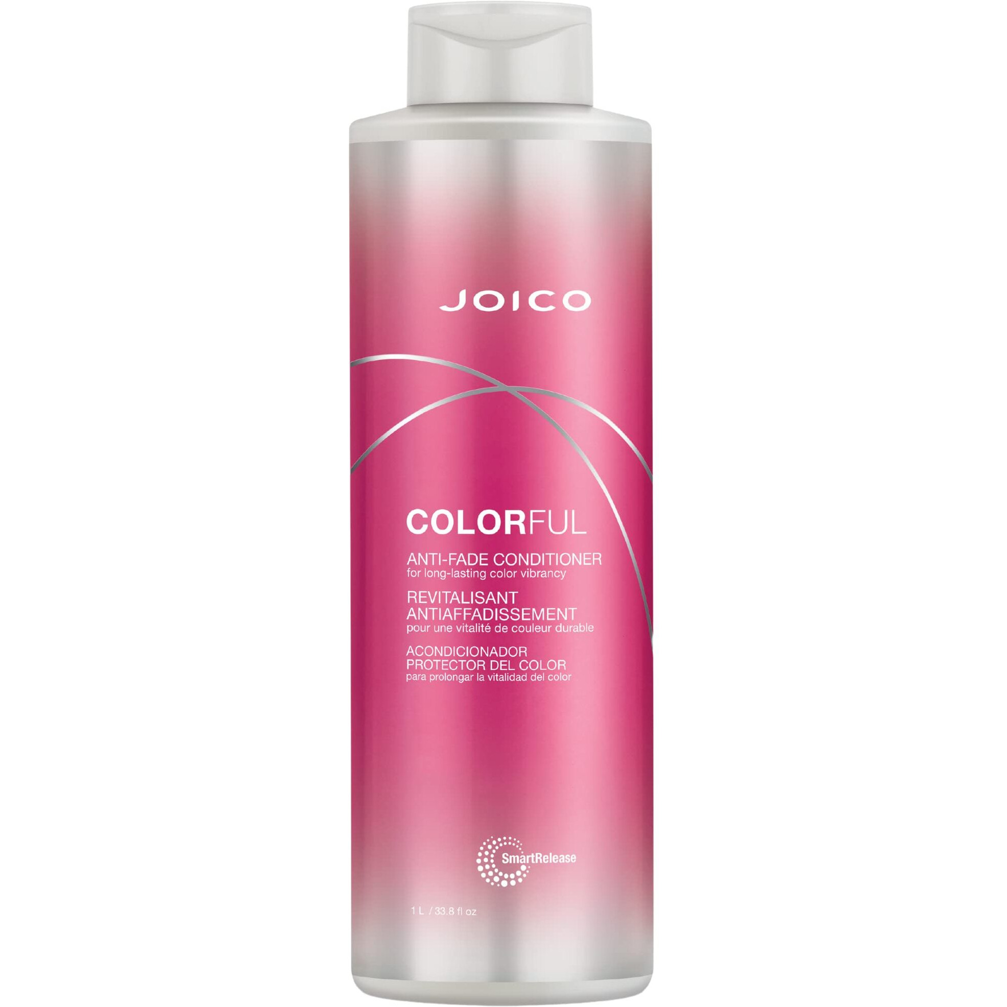 Joico Colorful Anti-Fade Conditioner | For Color-Treated Hair | Preserve Hair Color & Vibrancy | Boost Shine & Reduce Breakage | Sulfate Free | With Camellia Oil & Pomegranate Extract | 33.8 Fl Oz