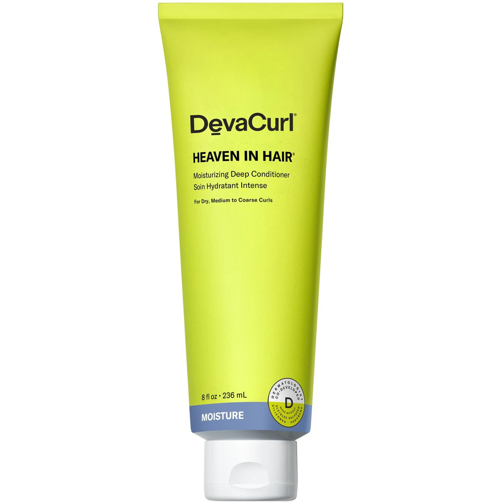 DevaCurl Heaven in Hair Moisturizing Deep Conditioner, Green Oasis, 8 fl. oz.