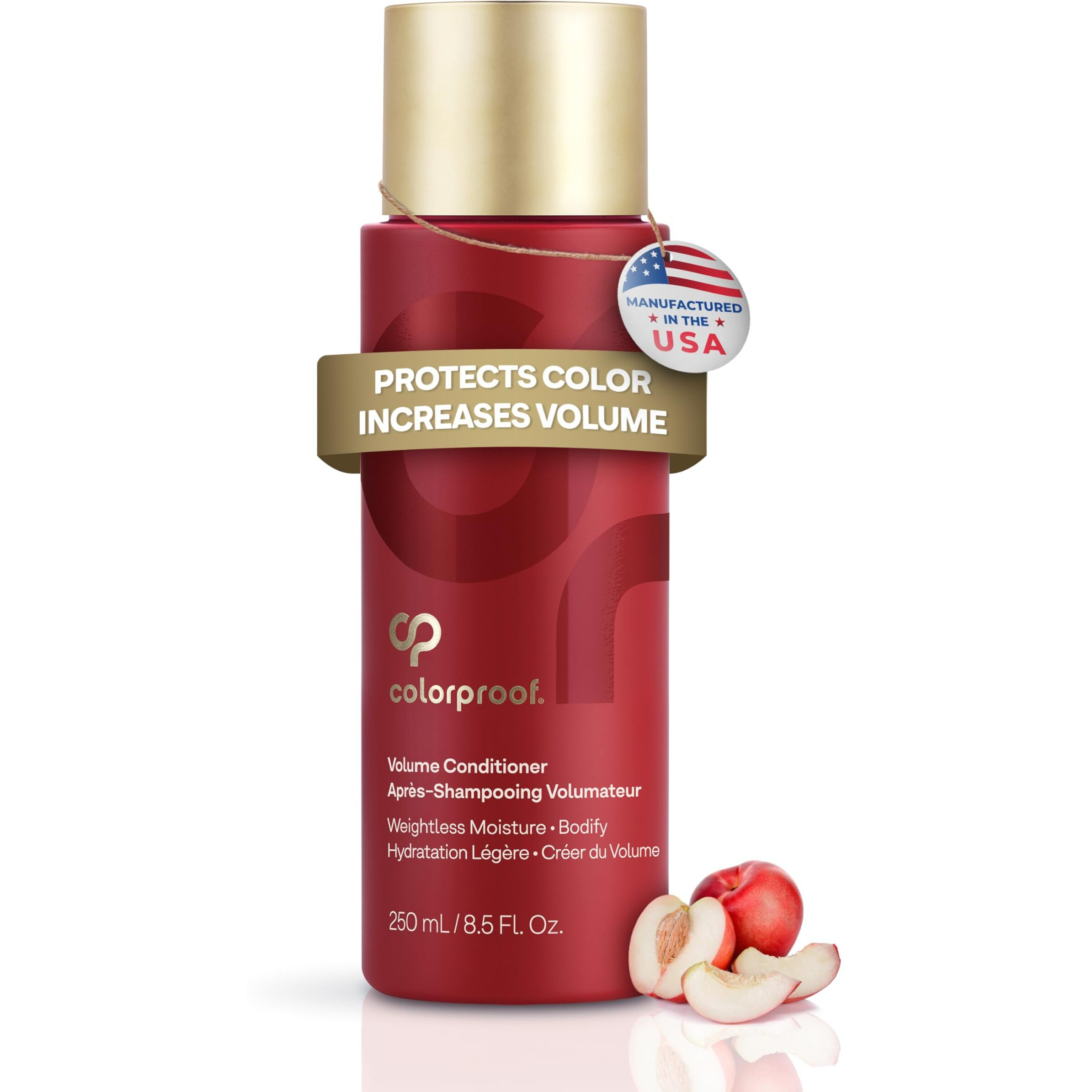 Colorproof Volume Conditioner for Women 8.5 Fl. Oz. Volume Conditioner, White Nectarine Scent, Sulfate Free Conditioner