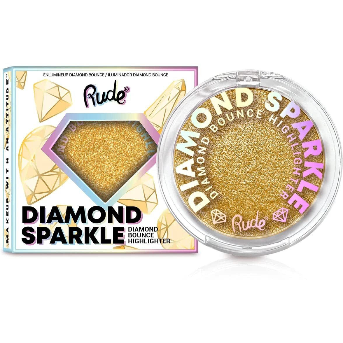 RUDE Diamond Sparkle Diamond Bounce Highlighter