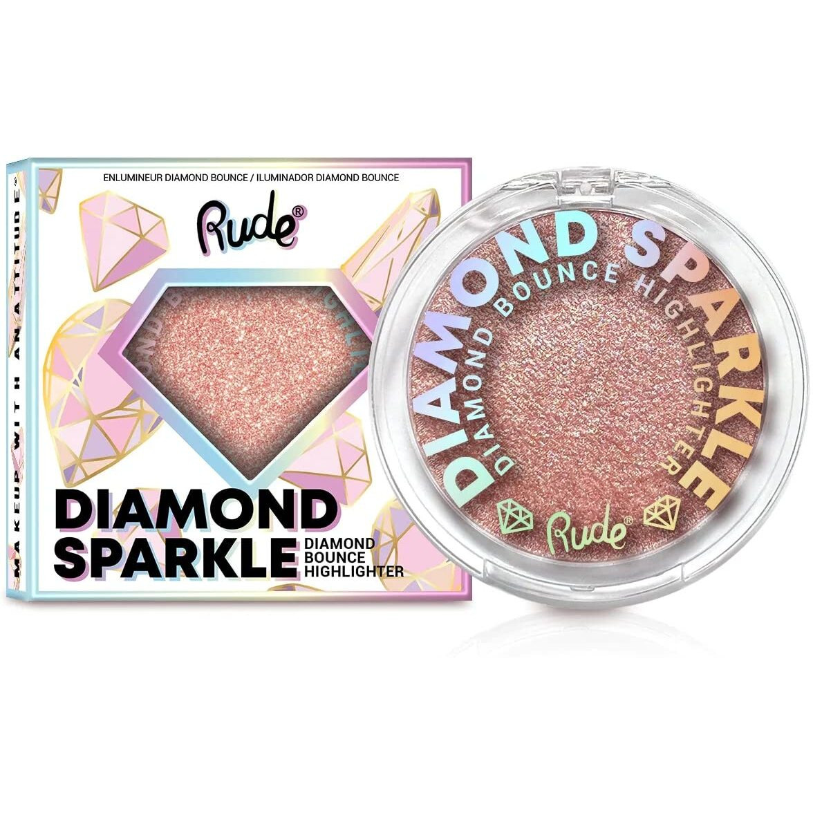 RUDE Diamond Sparkle Diamond Bounce Highlighter