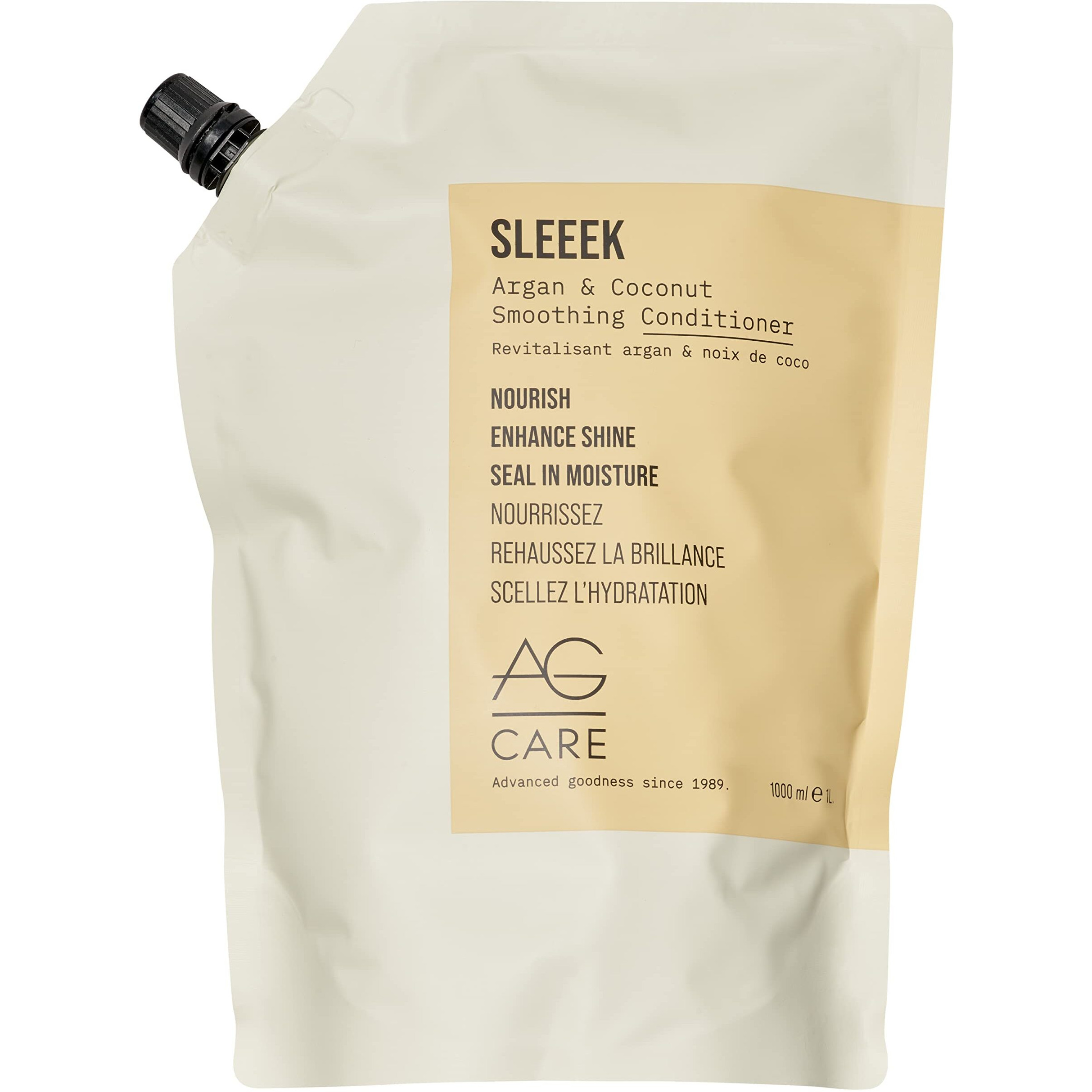 AG Care Sleeek Argan & Coconut Conditioner, 33.8 Fl Oz