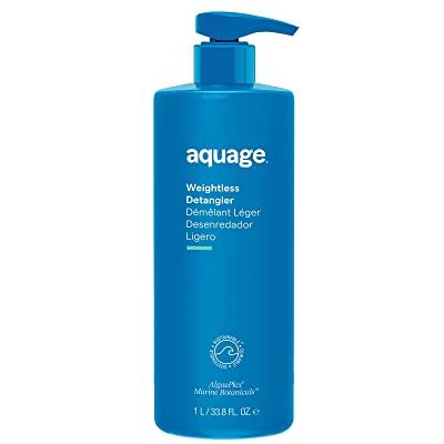 Aquage Weightless Detangler, Ultra-Light Conditioner, Hydrates and Restores Moisture Without Weighing Hair Down, Eliminates Tangles, 33.8 oz.