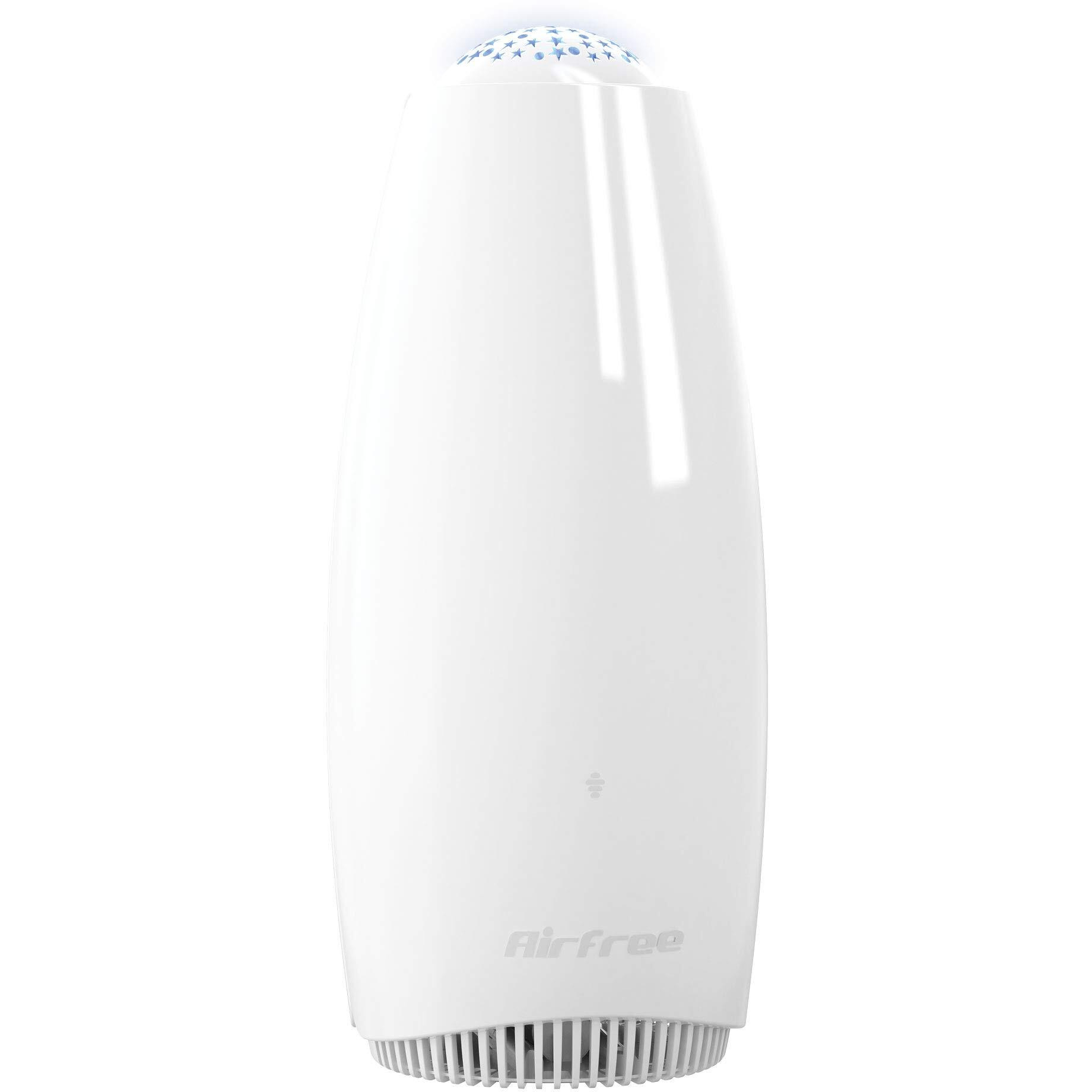 BabyAir Totally Silent, Small, Maintenance Free, Destroys 99,99% of Mold, Dustmite and Pet Allergens, Viruses, Bacteria, with Dimmable Star Light Ceiling Projection, No HEPA Needed.