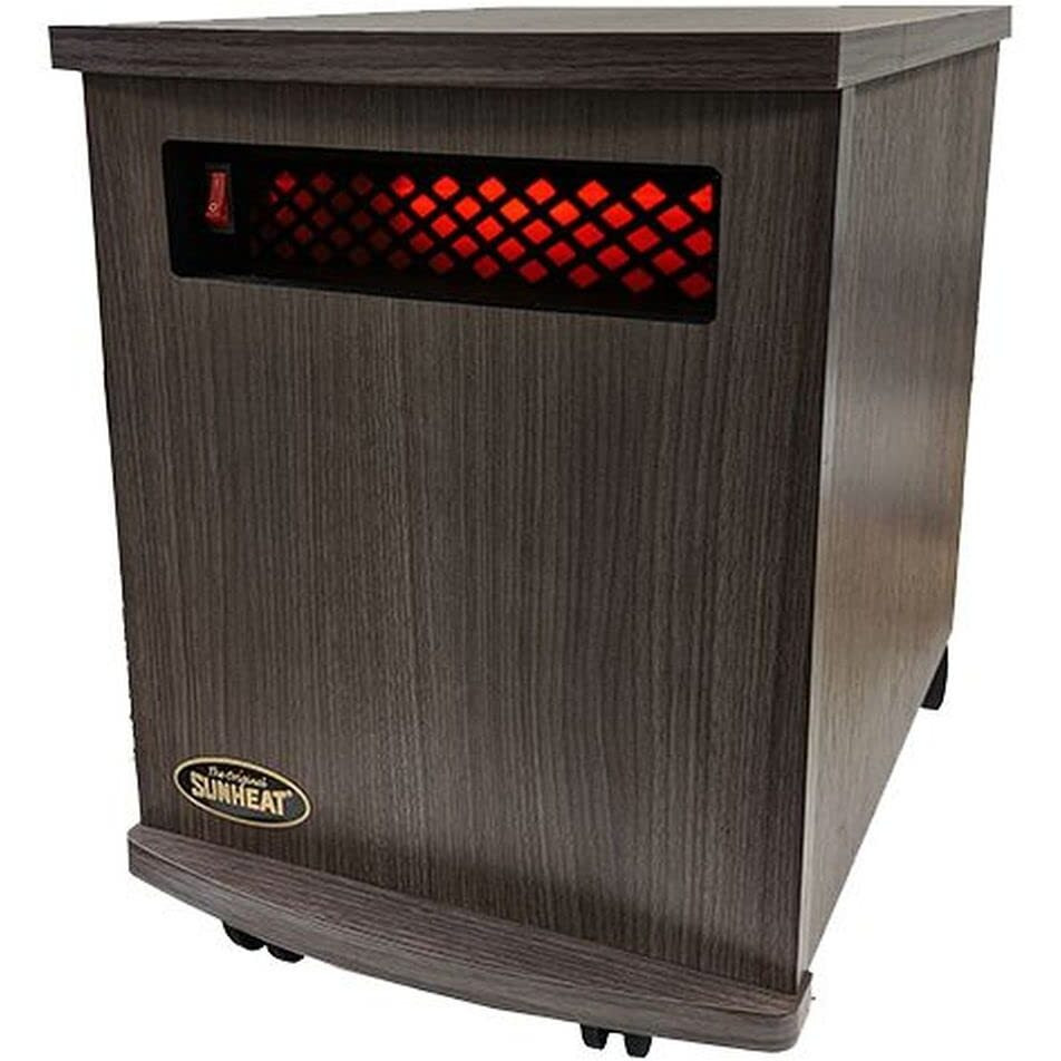 Sunheat Infrared Heater - Charcoal Walnut