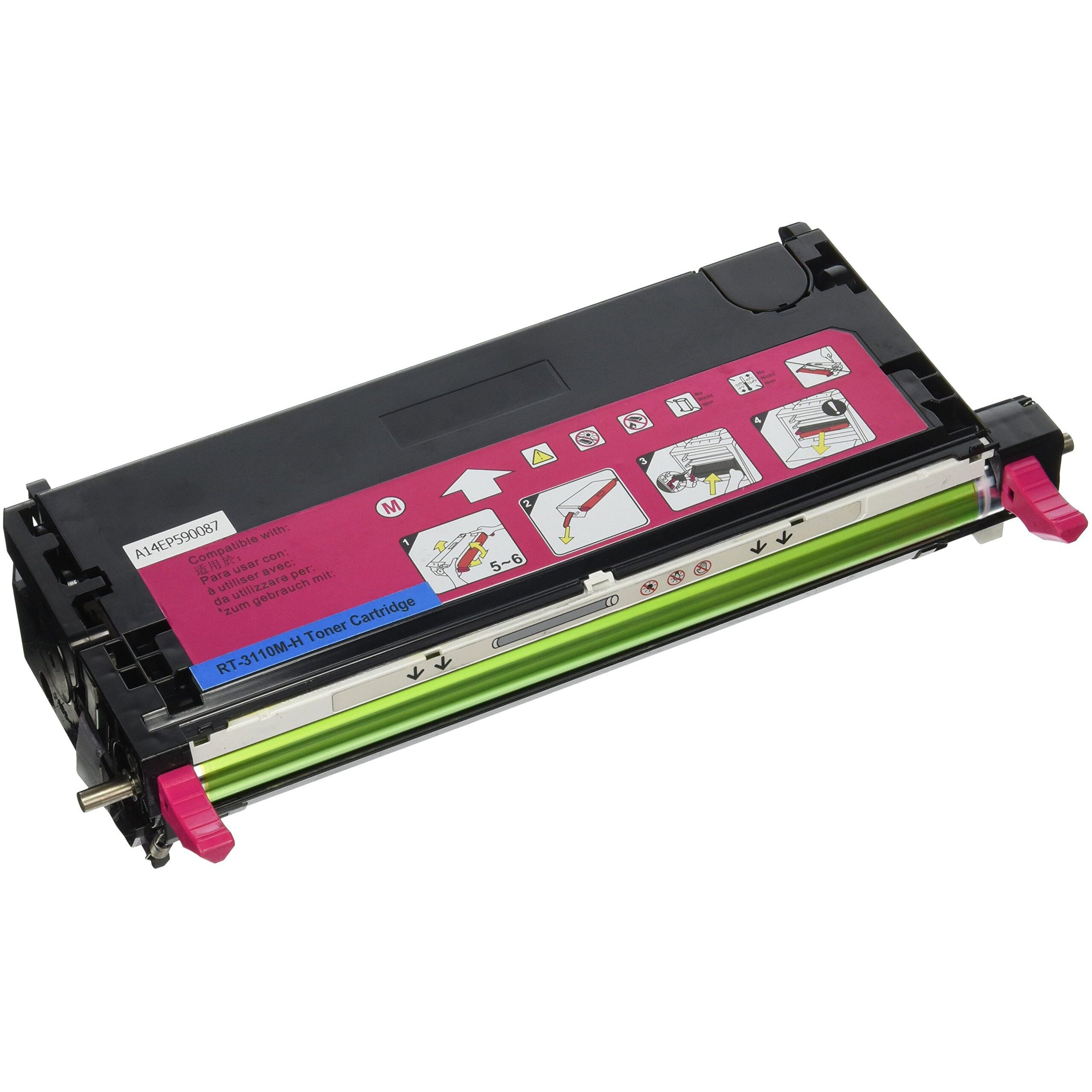 PCI Brand Compatible Toner Cartridge Replacement for Dell 3110 Magenta Toner Cartridge 310-8097 XG727 MF790 8K Yield