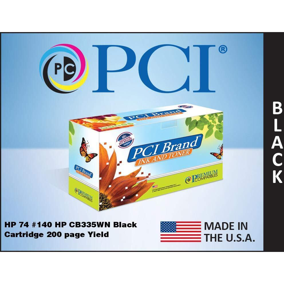 PCI Brand Remanufactured Ink Cartridge Replacement for HP 74140 CB335WN Black Cartridge 200 Page Yield