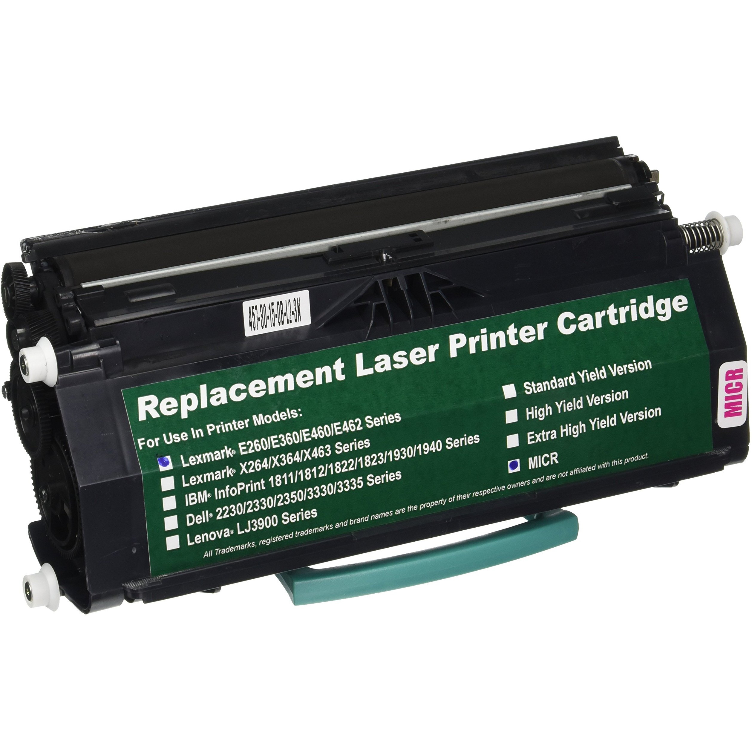 PCI Brand Remanufactured Toner Cartridge Replacement for Lexmark E260A11A Scan Capable MICR Toner Cartridge 3.5K Yield