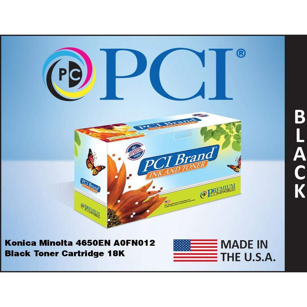 PCI Brand Compatible Toner Cartridge Replacement for Konica-Minolta A0FN012 4650 Black Toner Cartridge 18K Yield