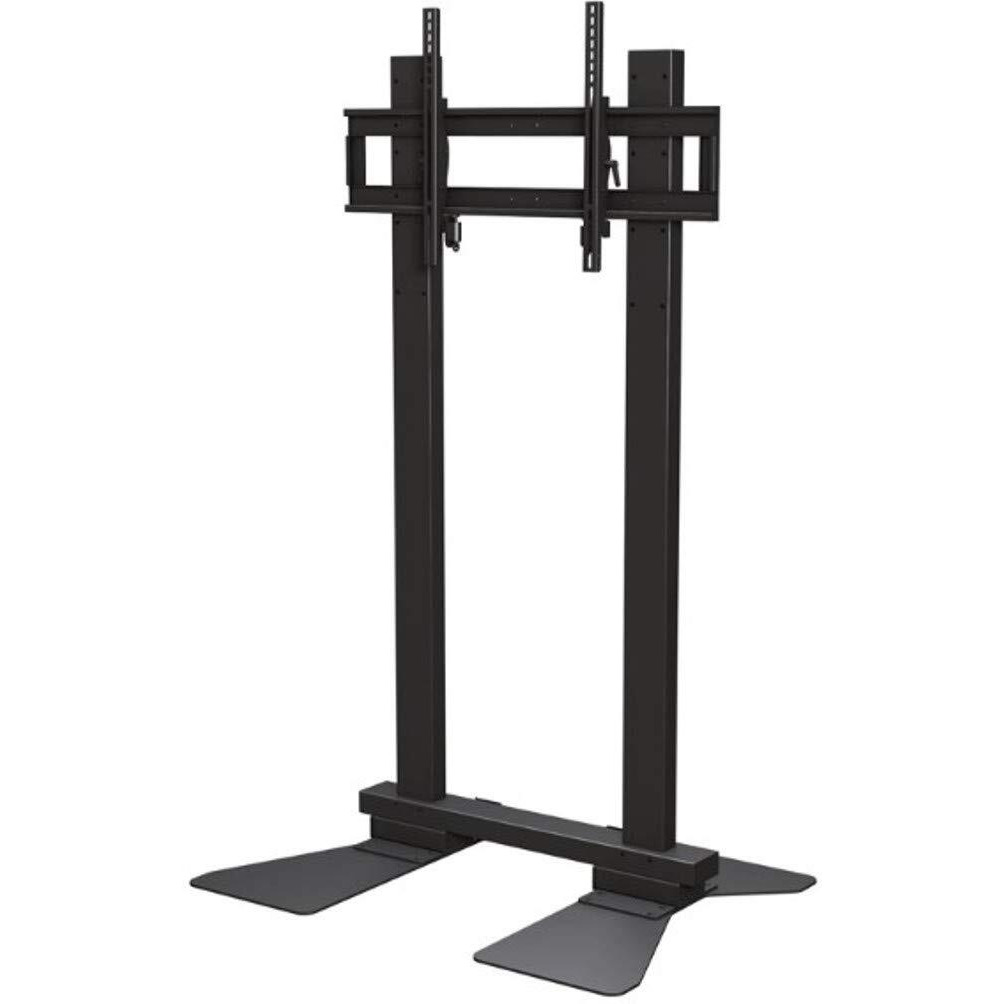 Crimson AV S90 Heavy Duty Floor Stand for Displays from 37  to 90 , Black, 300lb (136kg) Mount Weight Capacity, 800x500mm Max Mounting Pattern, Tilt +15/-5, One-Touch Lock and Key System