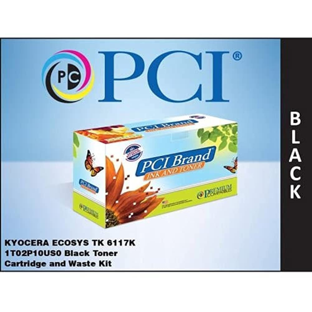 PREMIUM COMPATIBLES INC. PCI Brand Compatible Toner Cartridge Replacement for Kyocera ECOSYS TK-6117K 1T02P10US0 15K Yield