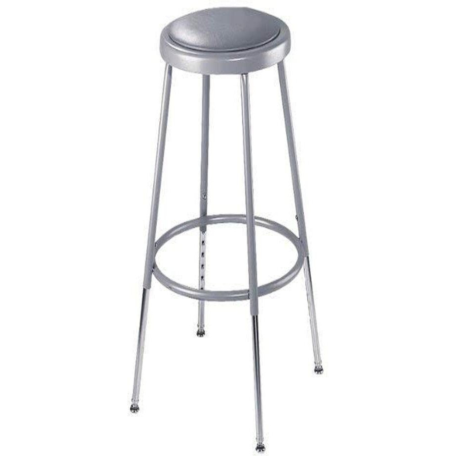 National Public Seating Stools, 25 -33 , Grey