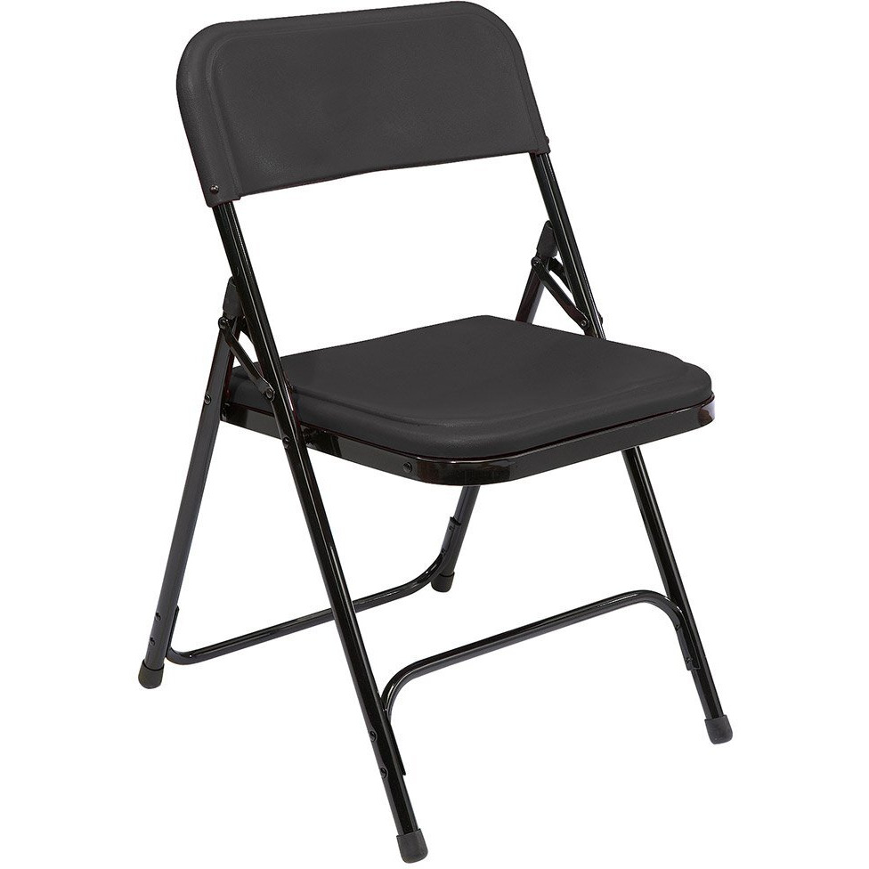 National Public Seating Premium Lightweight Blow Molded Folding Chair - 4 Pack