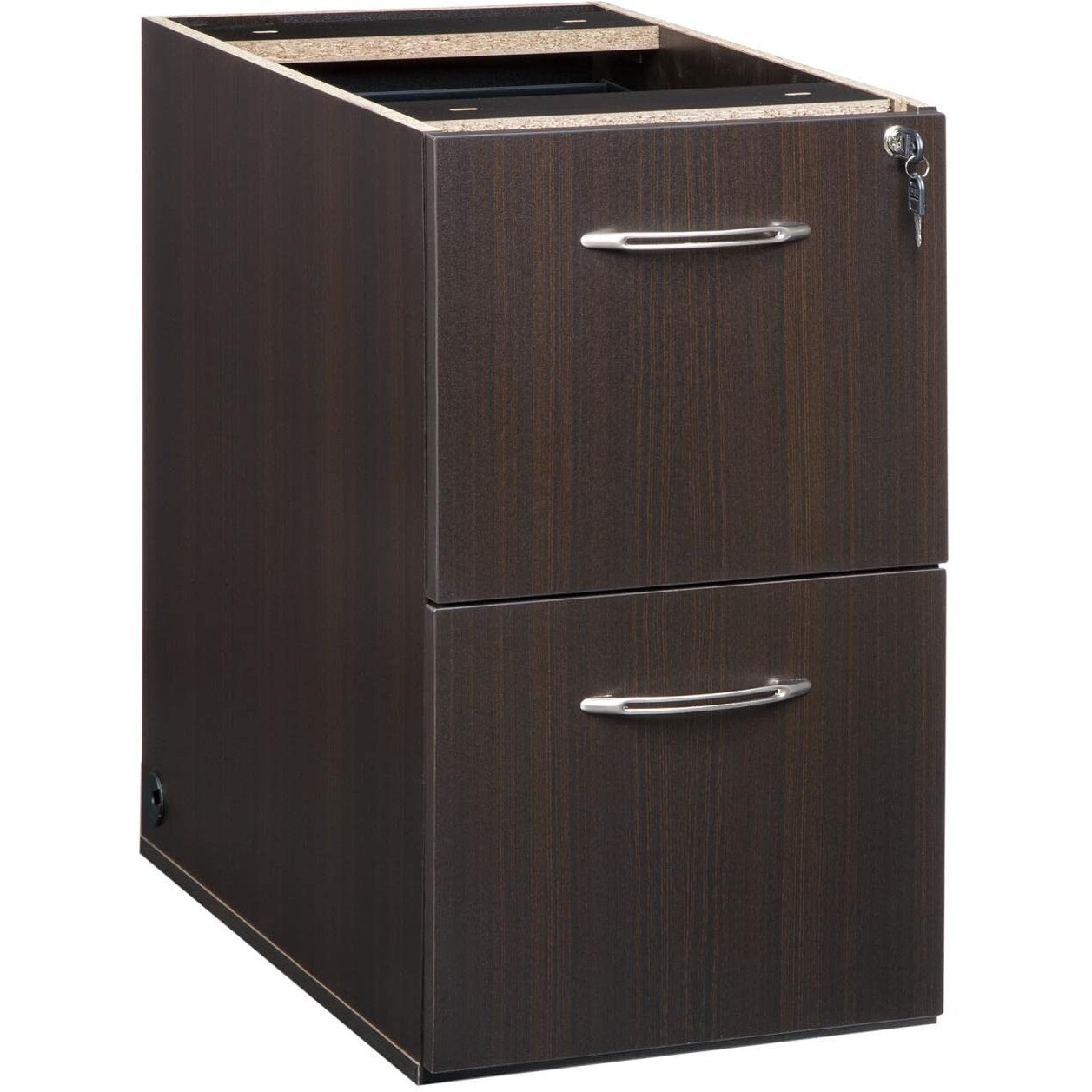 Aberdeen Series File/File Credenza Pedestal, 15w x 20d x 27h, Mocha