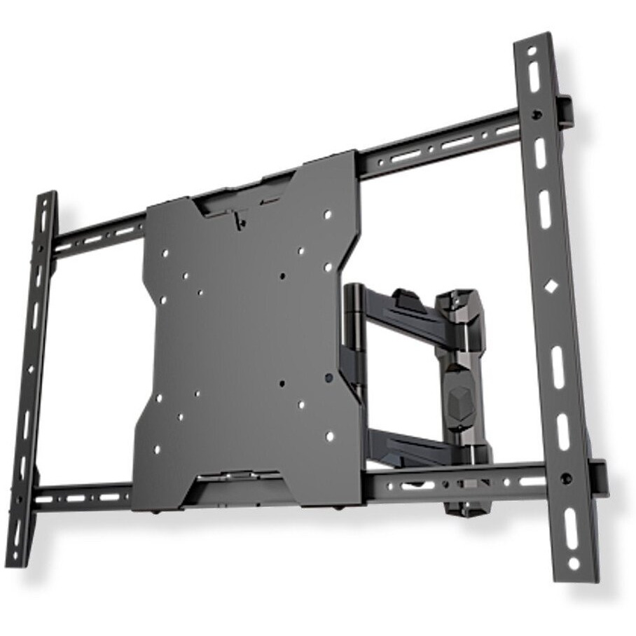 Crimson AV AU65 World's Thinnest Articulating Mount Solution for 13  to 65  Screens, Black, 1.09  (27.8mm) Depth from wall, 20  (508mm) Max Extension, 180 Pivot, 3 Roll (Side to Side), 80Lb (36Kg) Weight Capacity