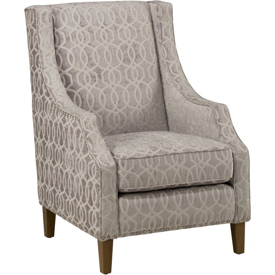 Jofran Quinn Accent Chair in Dove Gray