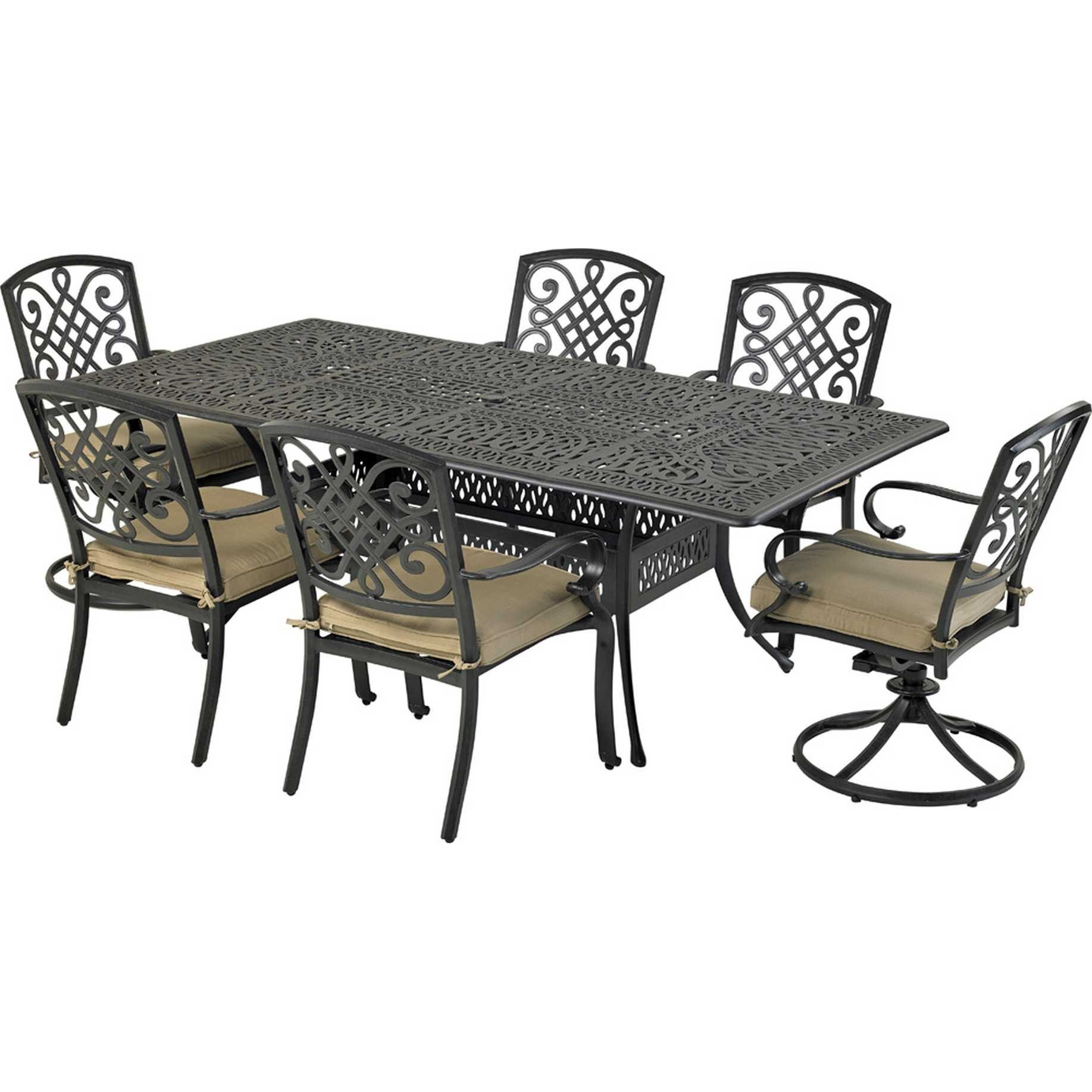 Patio Resort RCDTMN8444-BT2 Bridgetown 7-Piece Dining Set