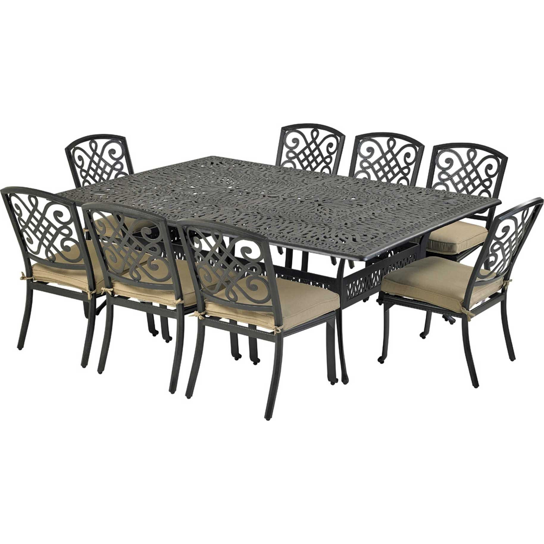 Patio Resort RCDTMN8460-BT4 Bridgetown 9-Piece Dining Set