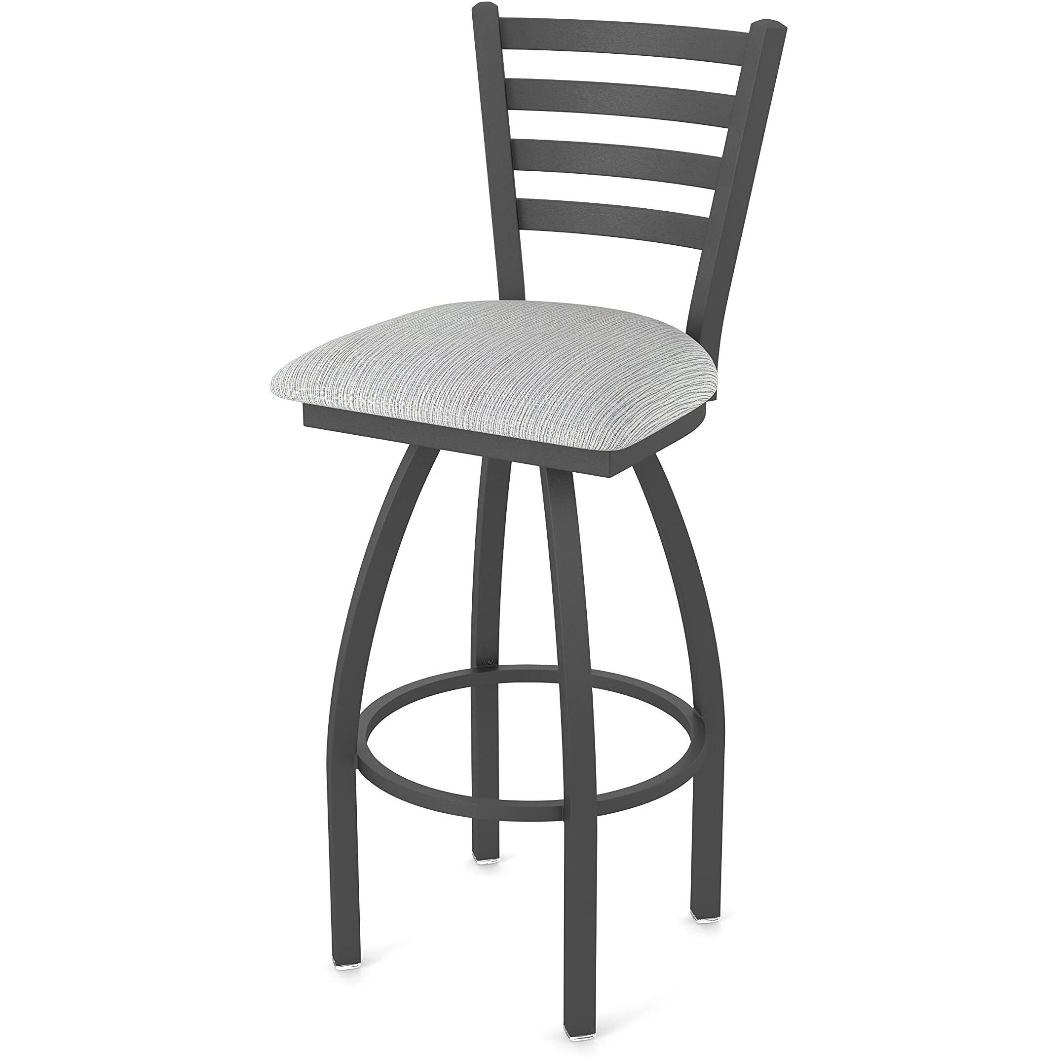 410 Jackie 25  Sivel Counter Stool ith Peter Finish and Graph Alpine Seat