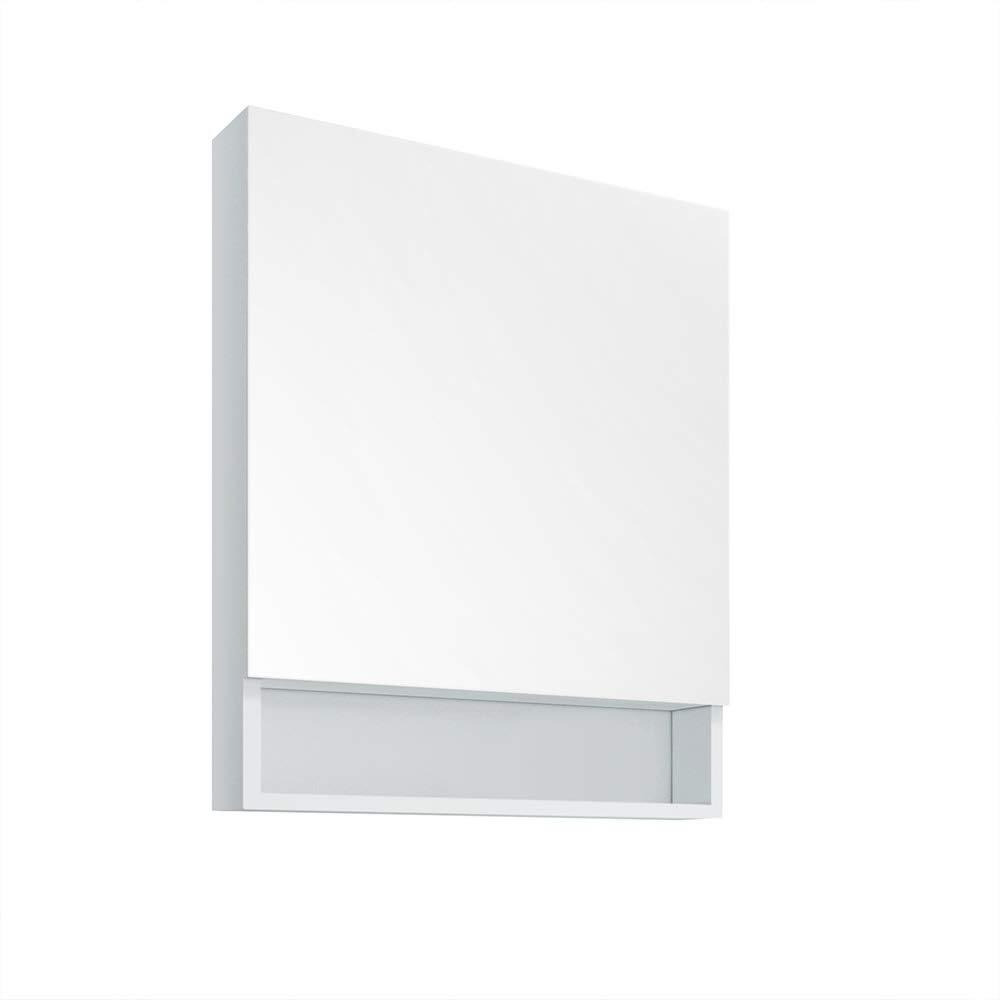 Fresca 24  White Bathroom Medicine Cabinet w/Small Bottom Shelf