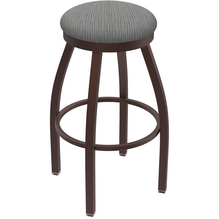 802 Misha 25  Sivel Counter Stool ith Bronze Finish and Graph Alpine Seat